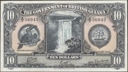 GUJANA BRYTYJSKA 10 DOLARÓW 1942 - KRÓL JERZY VI 