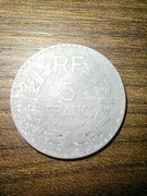 5 Franków 1949 r. Francja
