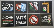 Vlepki 8x8, Lech Poznań, Tifo.