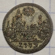 #2848 Niemcy Frankfurt 1 krajcar 1773 BN srebro  