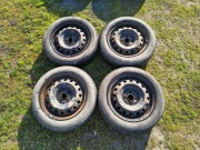 4 Felgi stalowe 15" 4x100 OE Renault / Opony Dębica Frigo 2 185/60R15 2018R