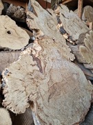 Plaster Drewna Kasztan Czeczota 80/75/9 cm Wysuszony Blat Stolik Żywica DIY