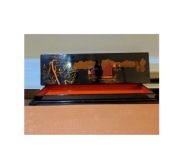 pojemnik pudełko szkatułka inkrustowana puzderko z laki ręcznie malowane