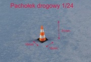 Pachołek drogowy słupek w skali 1:24 10 szt
