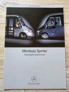Mercedes Sprinter Minibus Mikrobus - POLSKI Prospekt Katalog Broszura