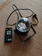 KULA DISCO LED PROJEKTOR Światła Imprezowe Z PILOTEM RGB Zasilany Sieciowo 