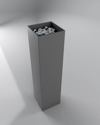 Donica ALUMINIOWA do domu, ogrodu. LOFT 50x150x50