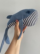 Wieloryb hand made z dzińsu