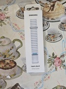 Pasek Samsung Fabric Band do Watch 7/6/5/4  M/L Niebiesko-Biały