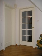 Drzwi ze szprosami / Drewniane solidne drzwi 