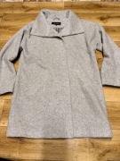 Szary płaszcz Marie Philippe M wełna wiskoza wiosna