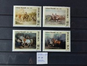 3514-3517** 3514-17** Malarstwo Juliusza Kossaka 1997 r.