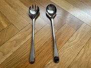 Łyżki do sałatek posrebrzane