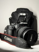 Canon EOS 4000D + 18-55 DC, torba na aparat + bateria i zasilacz