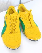 Puma Ferrari F1 - Felipe Massa 2 - Żółte Sneakersy Buty Yellow Brazil 42