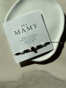 Bransoletka DLA MAMY dzień matki onyks cyrkonia hematyt