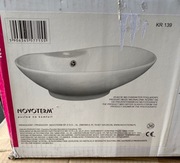 Umywalka nablatowa ceramiczna Samba KR-139 (Kerra / Novoterm) -NOWA!
