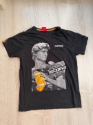 Czarny T-shirt Diverse – Nadruk Dawid / Touchdown – Rozmiar M 