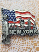 Piękny magnez z USA Nowy Jork na lodówkę