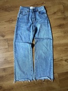wysyłka dzisiaj baggy jeans dzwony by o lala 100% bawełna S