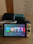Nintendo Switch OLED Zelda Tears of the Kingdom, Pro Controller+Etui Zestaw