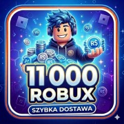 11000 ROBUX Roblox Doładowanie Konta Waluta Gry BEZ HASŁA Global
