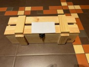 Skrzynka na wino lub alkohol