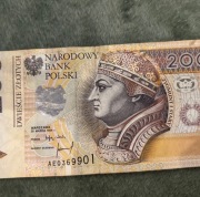 Banknot 200 zł seria AE