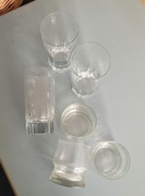 Szklanki do whisky i wysokie do drinków 