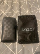 KAZAR mała torba męska z paskiem na ramię i zapięciem do szlufki spodni