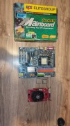 USZKODZONE Podzespoły PC: Gigabyte 939, ECS Socket A BOX, 9600GT Od 1zł!