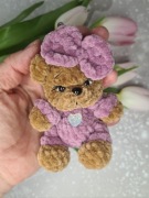 Brelok Miś Zawieszka Prezent OzdobyNaSzydełku