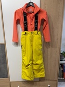 Spodnie narciarskie rozmiar 128 EA7 + polar Roxy rozmiar 8