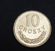 Moneta 10 groszy 1980 Al 