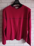 Bordowa koszulka z długim rękawem