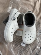 Klapki ocieplane Crocs Clog wygodne lekkie damskie / dziecięce 34-35 22cm