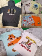 Paka ubrań dla chłopaka, rozmiar 122, 128