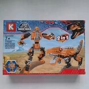 Klocki konstrukcyjne Jurassic World Ucieczka Raptora 244 el. 7+