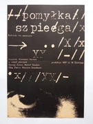 Plakat filmowy POMYŁKA SZPIEGA 1969 Bronisław Zelek oryginał SYGN A1 PRL