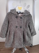 Płaszczyk 68 płaszcz baranek do chrztu