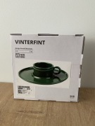 Zielona filiżanka Ikea Vinterfint x Gustaf Westman