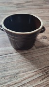 Ceramiczny garnek, kamionka na smalec