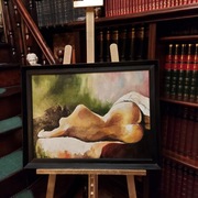 Akt " Śpiąca kobieta "