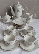 Zestaw Porcelanowy Do Kawy Włocławek PRL
