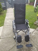 Wózek inwalidzki specjalny stabilizujący plecy i głowę z poduszką 