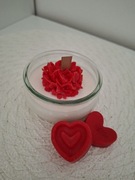 Świeca sojowa - kwiatek