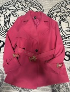 Kurtka płaszczyk róż 