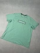 Piękna męska turkusowa miętowa bluzka koszulka t-shirt Adidas Basic