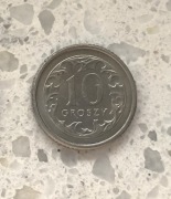 Moneta obiegowa 10gr MN z 1993r.