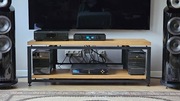 Szafka Rtv audio, stolik pod sprzęt na zamówienie metalowa półka dębowa